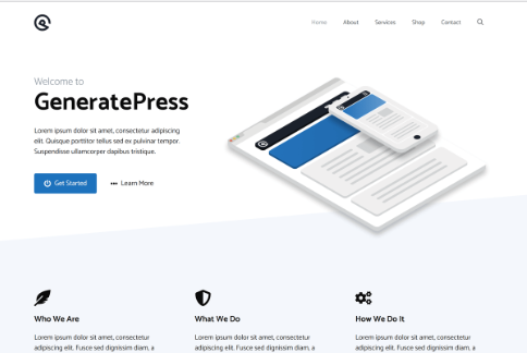 Generate press premium theme free