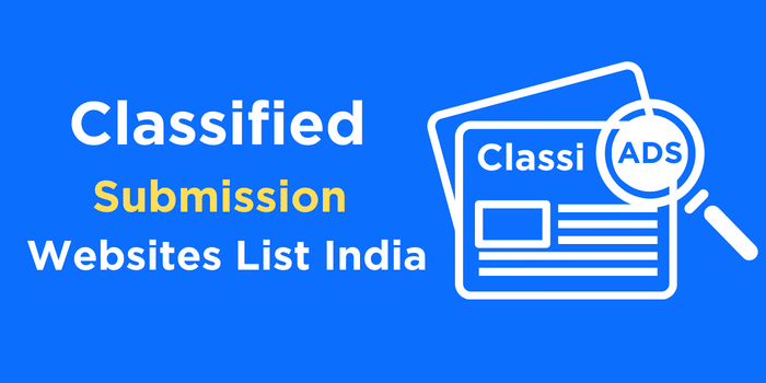 free Classified submission websites list India